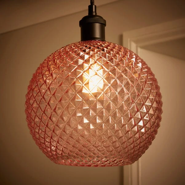 Elodie Faceted Glass Easy Fit Pendant Shade - Image 2