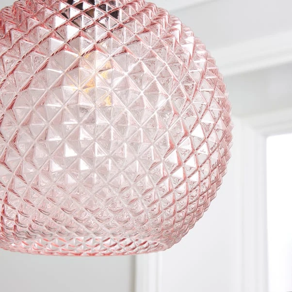 Elodie Faceted Glass Easy Fit Pendant Shade - Image 3