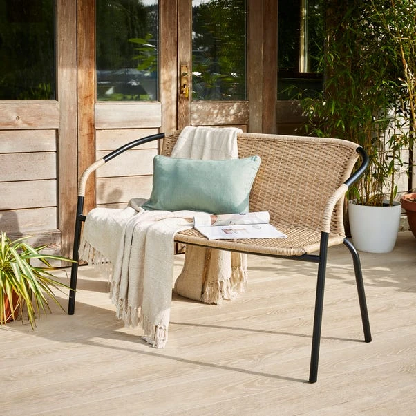 Rattan Bench