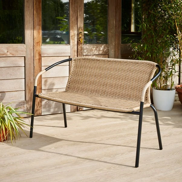 Rattan Bench - Image 2