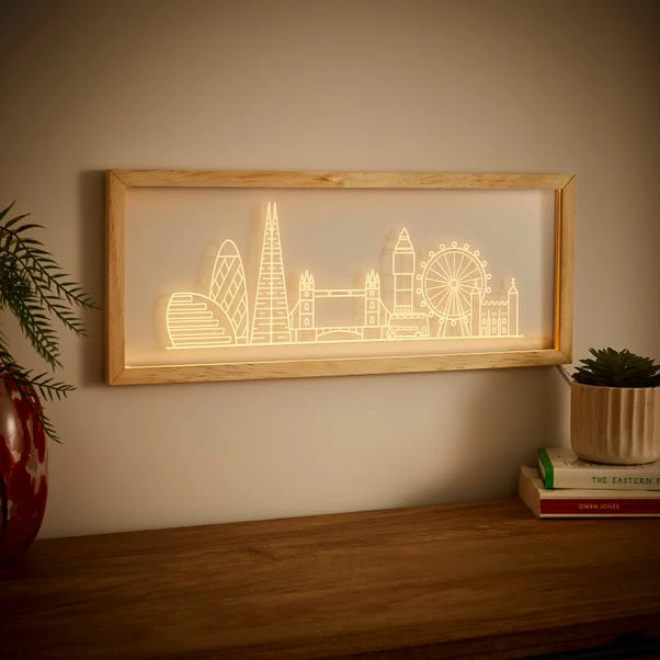 London Skyline Etched Neon Sign - Image 2