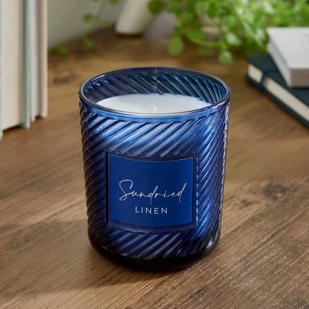 Sundried Linen Glass Candle - Image 2