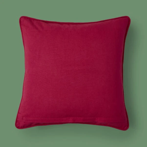 Cat Embroidered Cushion - Image 5