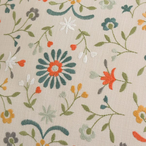 Folk Floral Square Cushion - Image 3