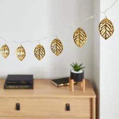 Copper Leaf Micro String Lights