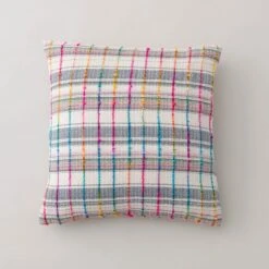 Spacedyed Rainbow Check Cushion