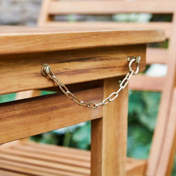 Compact Wooden Folding Dining Set - Image 7