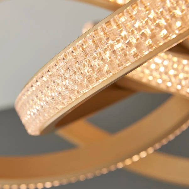 Vogue Sierra 4 Light Semi Flush Ceiling Light - Image 6