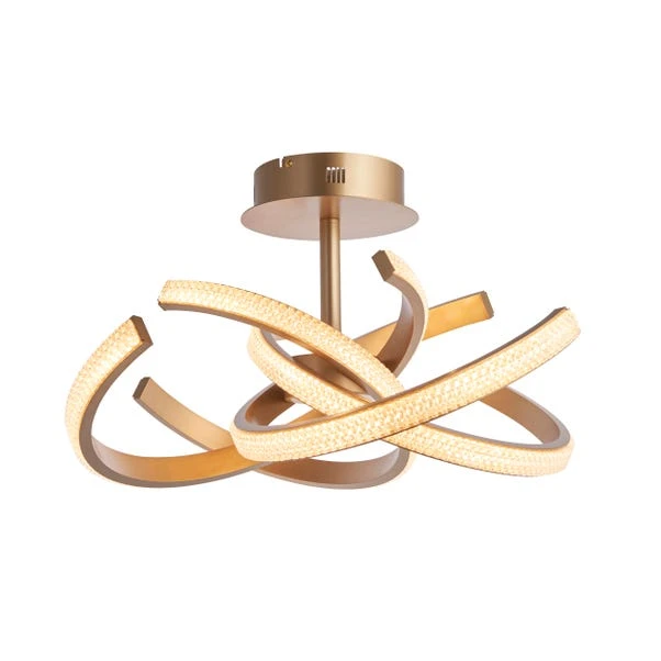 Vogue Sierra 4 Light Semi Flush Ceiling Light - Image 8