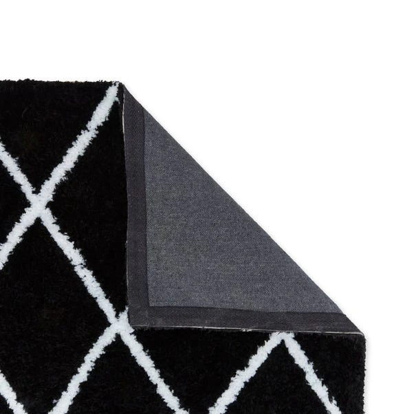 Diamond Berber Shaggy Rug - Image 15