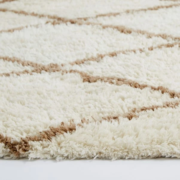 Diamond Berber Shaggy Rug - Image 10