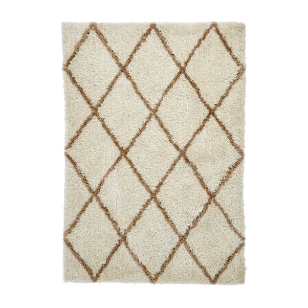 Diamond Berber Shaggy Rug - Image 11