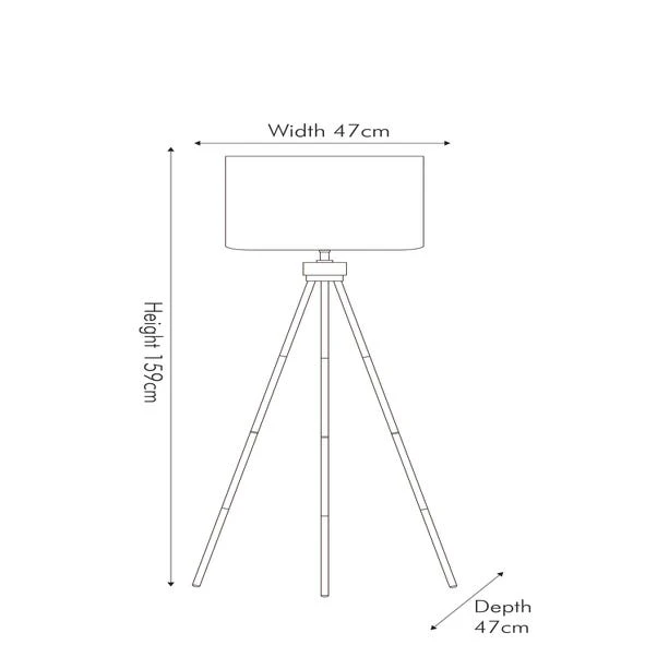 Houston Tripod Floor Lamp - Image 5