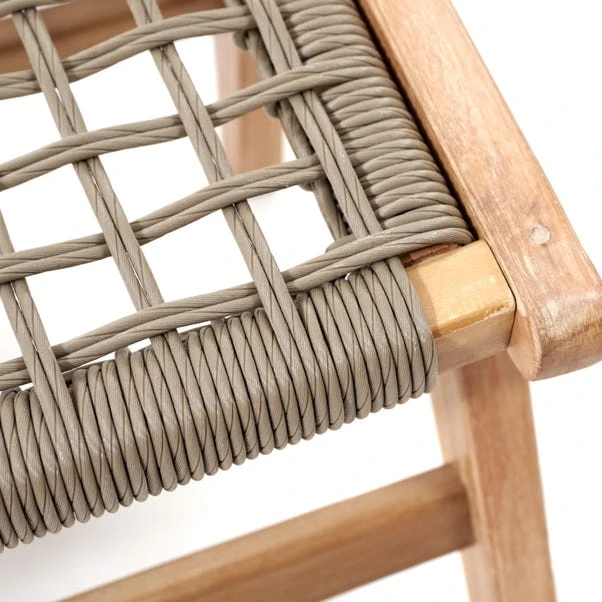 Sesto Garden Chair And Footstool Set - Image 4