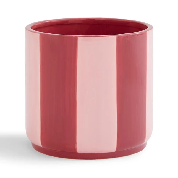 Elements Striped Ceramic Plant Pot - Image 9