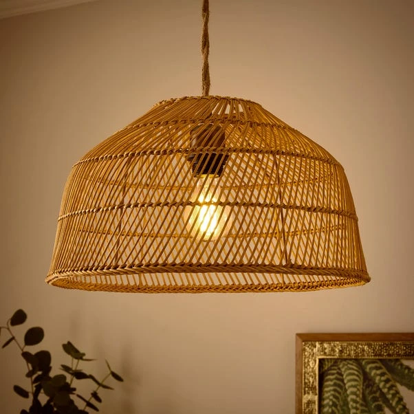 Andre Rattan Easy Fit Pendant Shade - Image 2