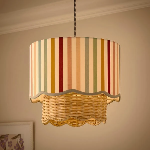 Rainbow Scallop Easy Fit Pendant Shade - Image 2