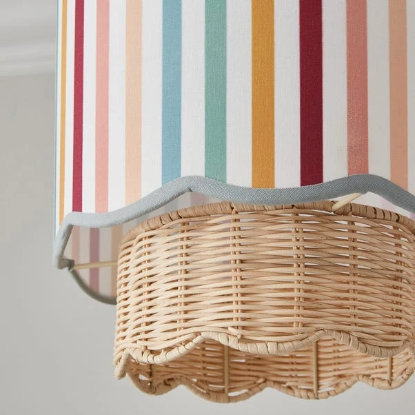Rainbow Scallop Easy Fit Pendant Shade - Image 3