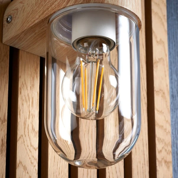 Wooden Outdoor Wall Light - Image 2