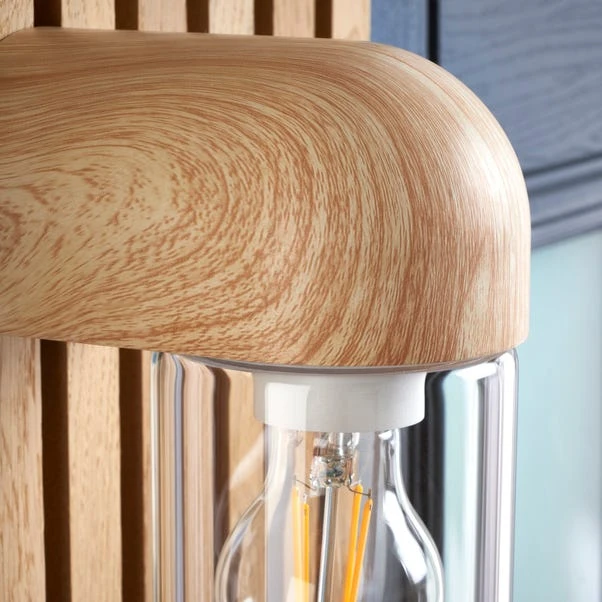 Wooden Outdoor Wall Light - Image 3