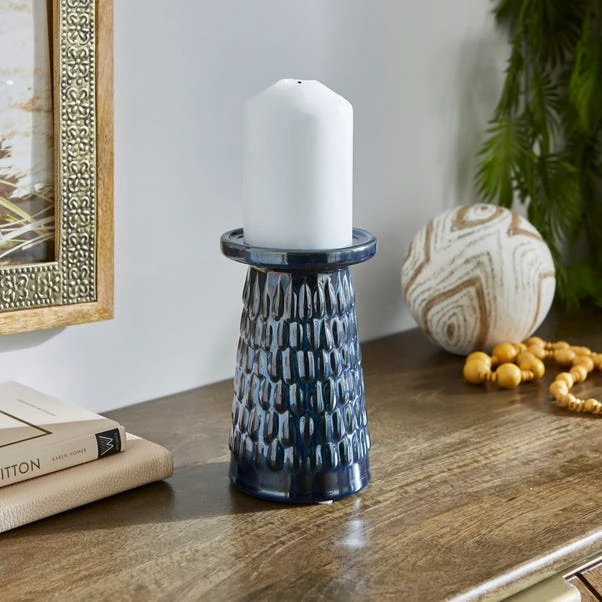 Zen Ceramic Pillar Candle Holder - Image 6