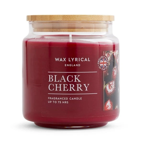 Black Cherry Jar Candle - Image 2