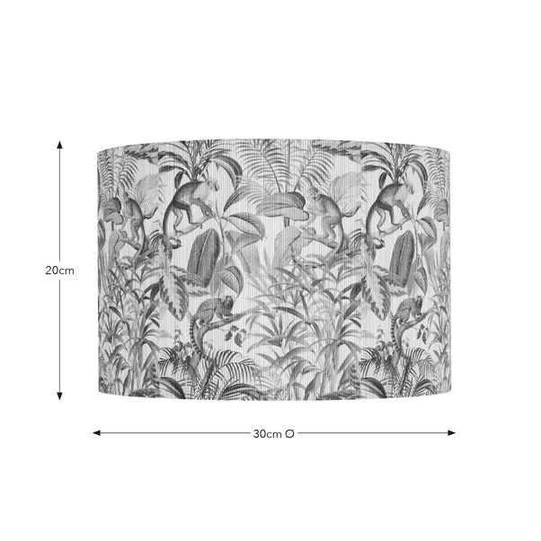 Jungle Luxe Bamboo Drum Lamp Shade - Image 7