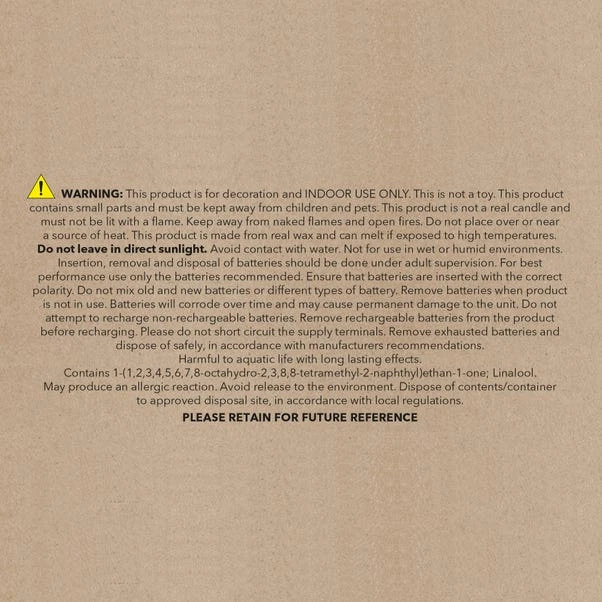 Set Of 3 Black Tea & Patchouli LED Pillar Candles - Image 3