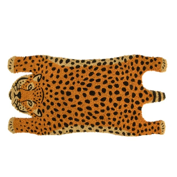 Fallen Fruits Cheetah Coir Doormat