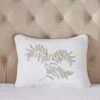 Dorma Beaded Leaf Rectangular Cushion
