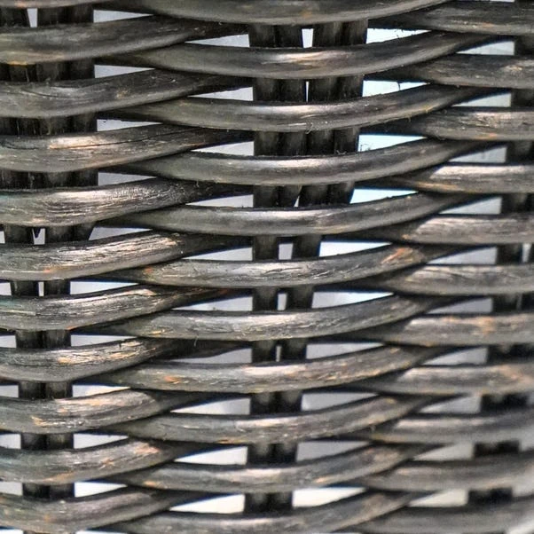 Ivyline Polyrattan Lined Basket Plant Pot - Image 5