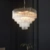Vogue Chantilly Ribbed 12 Light Chandelier