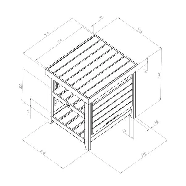 Garden Pizza Oven Table - Image 18