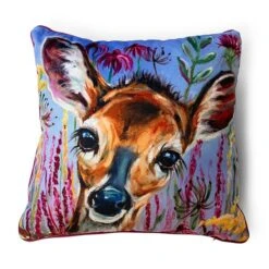 The Art Group Louise Brown Innocence Velvet Square Cushion