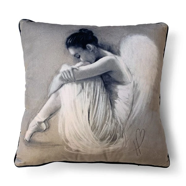 The Art Group Hazel Bowman Angel Wings IV Velvet Square Cushion