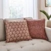 Pack Of Two Global Patterned Square Cushions