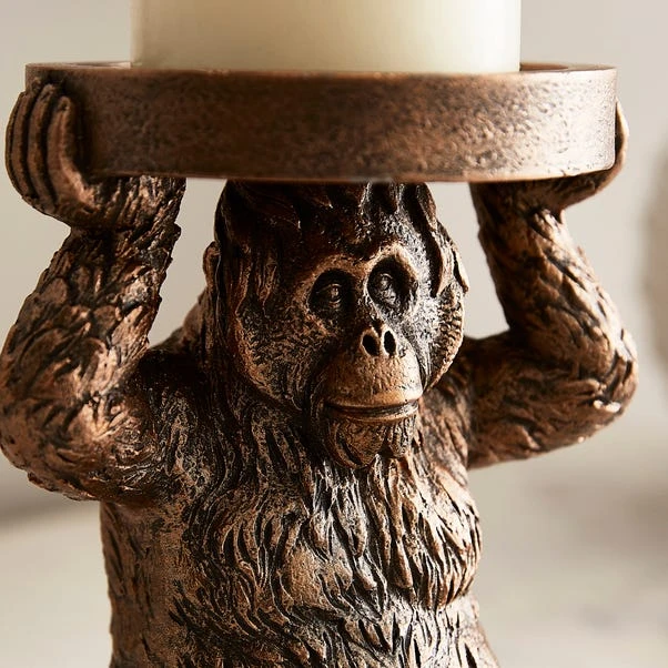 Orangutan Pillar Candle Holder - Image 2