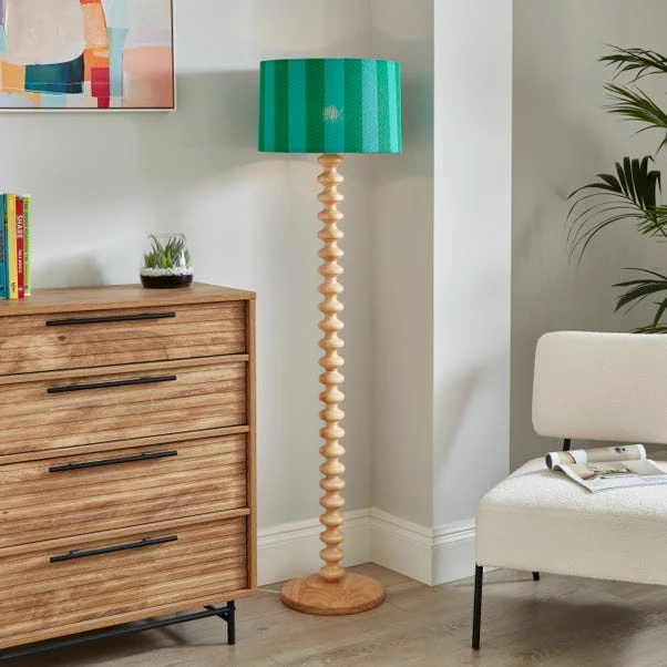 Beatrice Stripe Drum Lamp Shade - Image 14