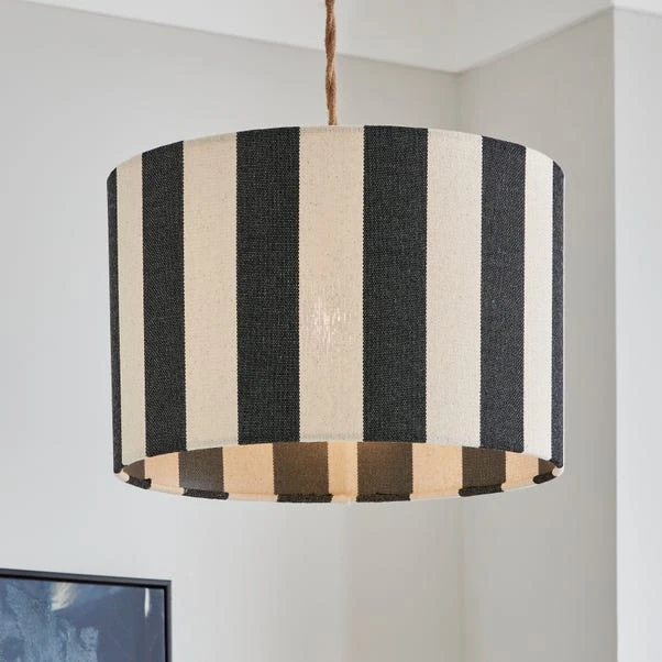 Beatrice Stripe Drum Lamp Shade - Image 6