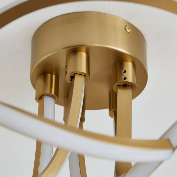 Margot Semi Flush LED Ceiling Light - Image 3