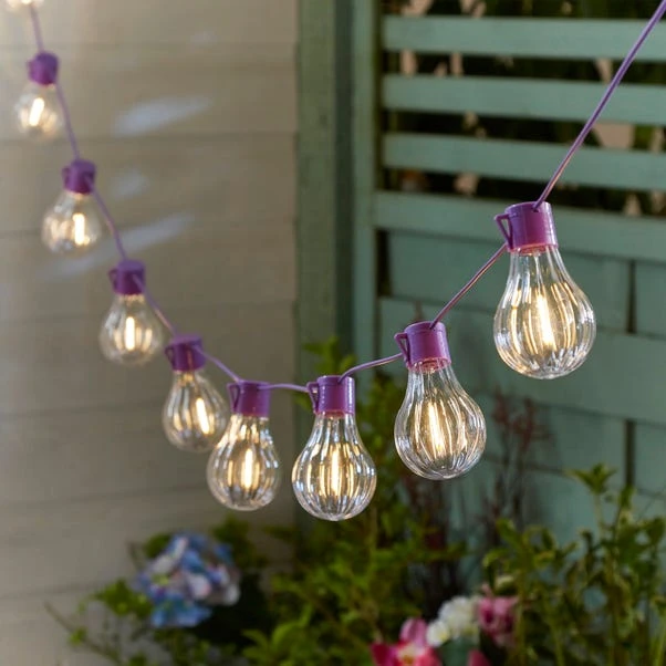 Festoon 10 LED Solar String Lights - Image 8