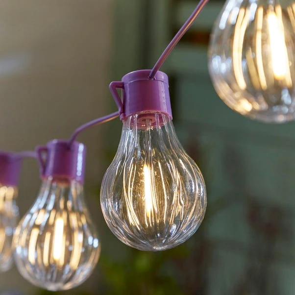 Festoon 10 LED Solar String Lights - Image 9