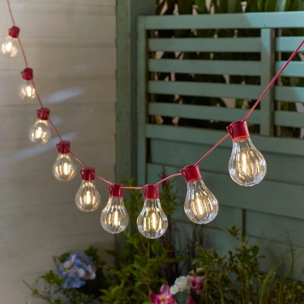 Festoon 10 LED Solar String Lights - Image 2