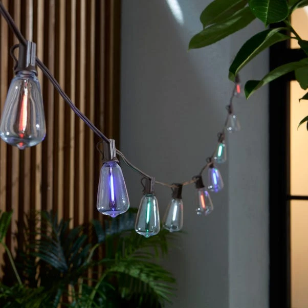 Solar 10 LED Colour Changing Indoor Outdoor String Lights - Image 2