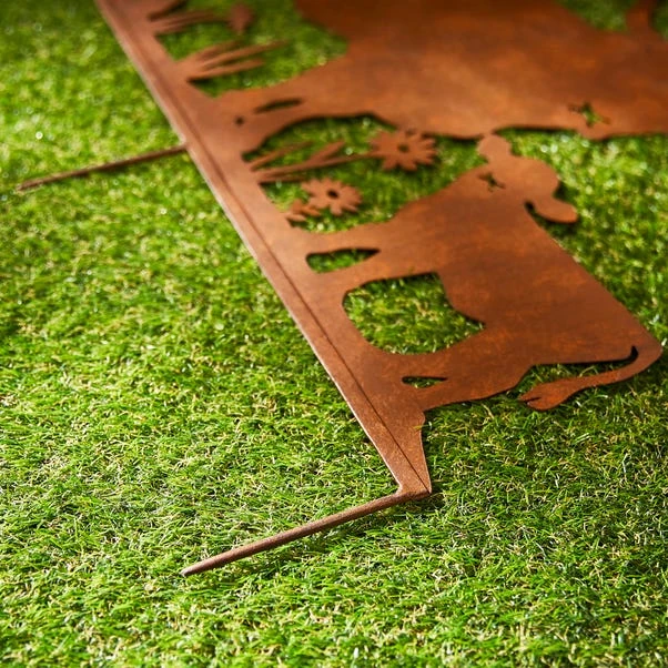 Iron Highland Cow Silhouette Ornament - Image 2