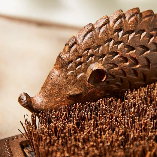 Cast Iron Hedgehog Boot Brush - Image 2