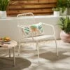 Steel Garden Chair White