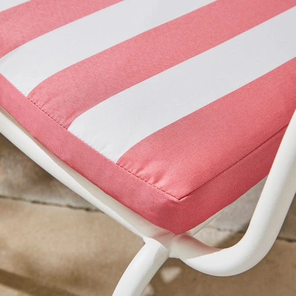 Striped Outdoor Seat Pad - Image 2