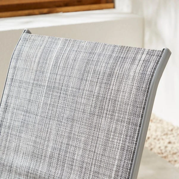 Set Of 2 Textilene Stacking Chairs - Image 4