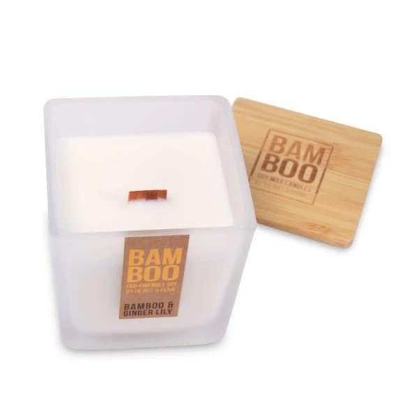 Heart And Home Bamboo & Ginger Lily Jar Candle - Image 3